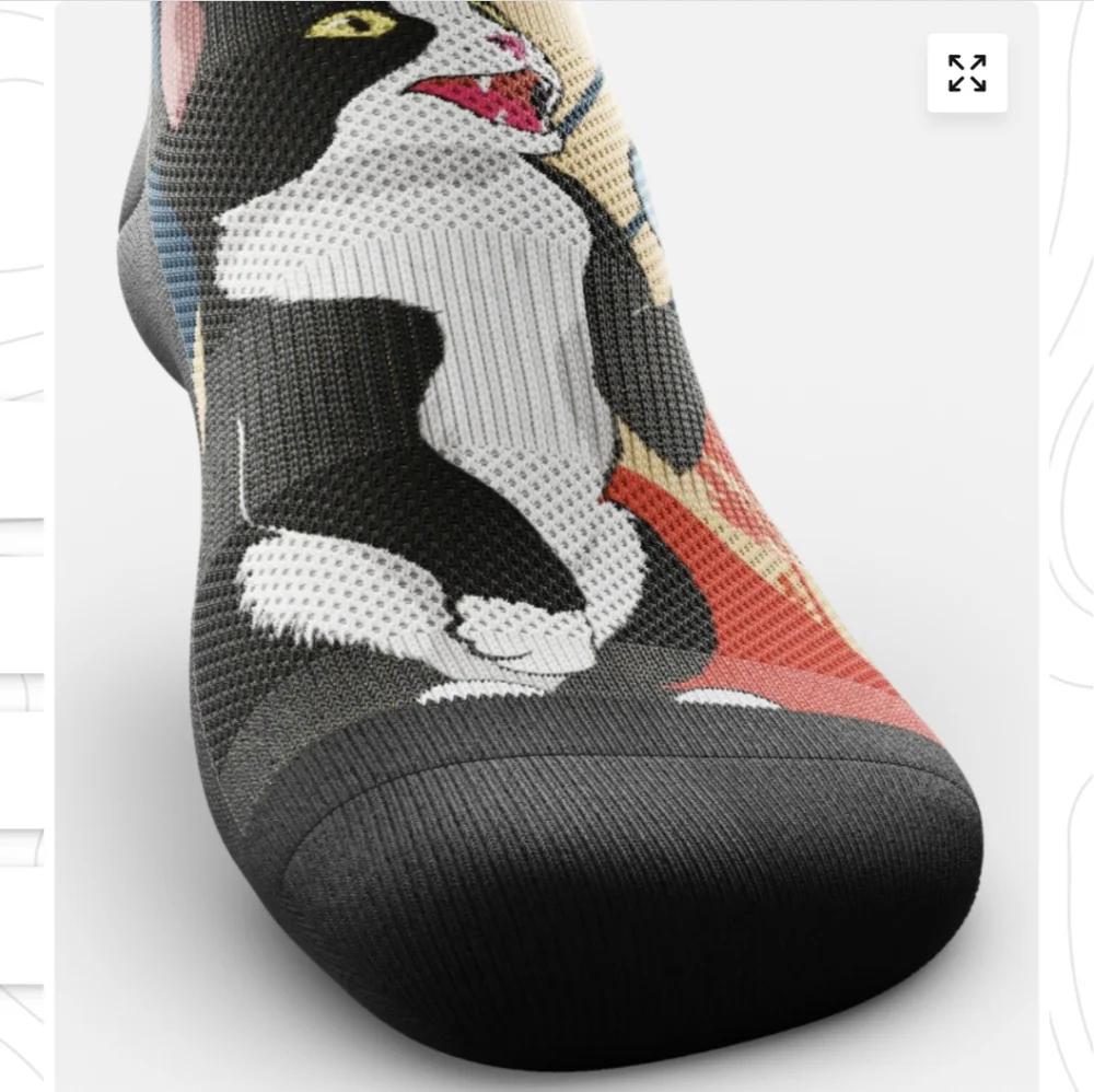 Outway Meow Crew Socks- L/XL